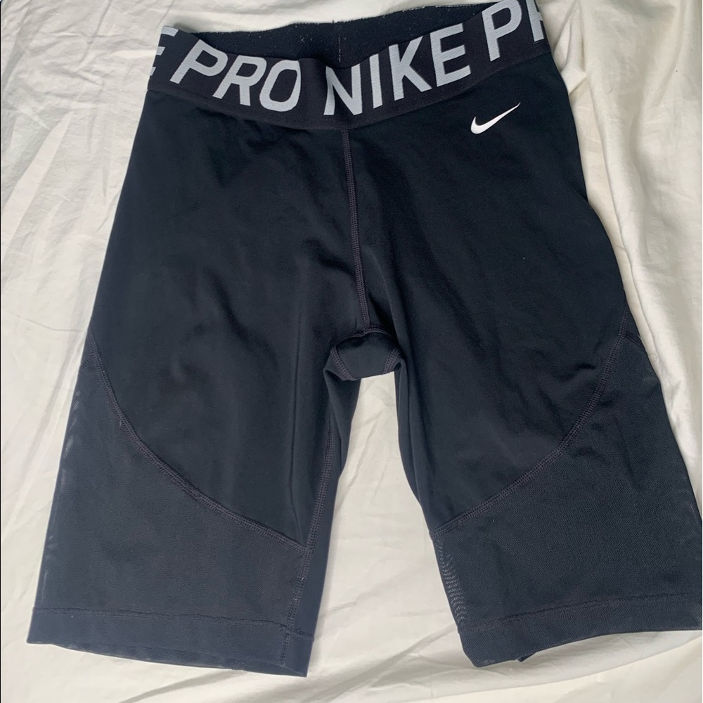Nike Pro Mid Thigh Workout Spandex Shorts